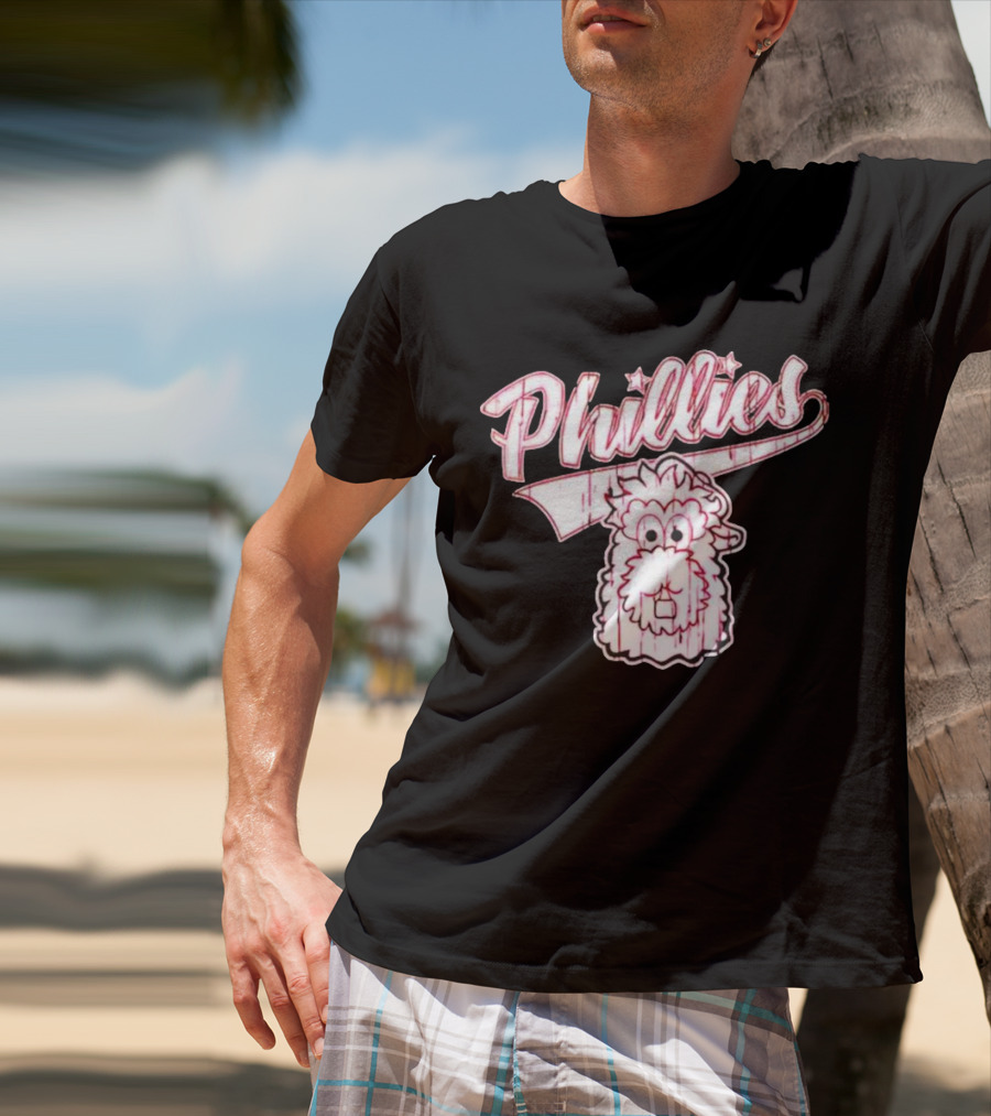 Phillies Phanatic Cartoon Head T-Shirt