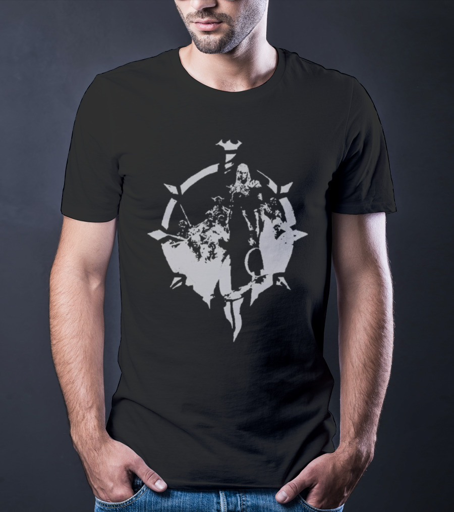 Diablo IV Necromancer Iconic Character Emblem T-Shirt