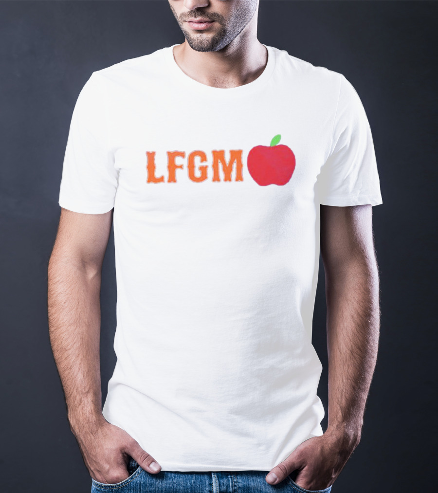 Mets Merized LFGM Apple Fan T-Shirt