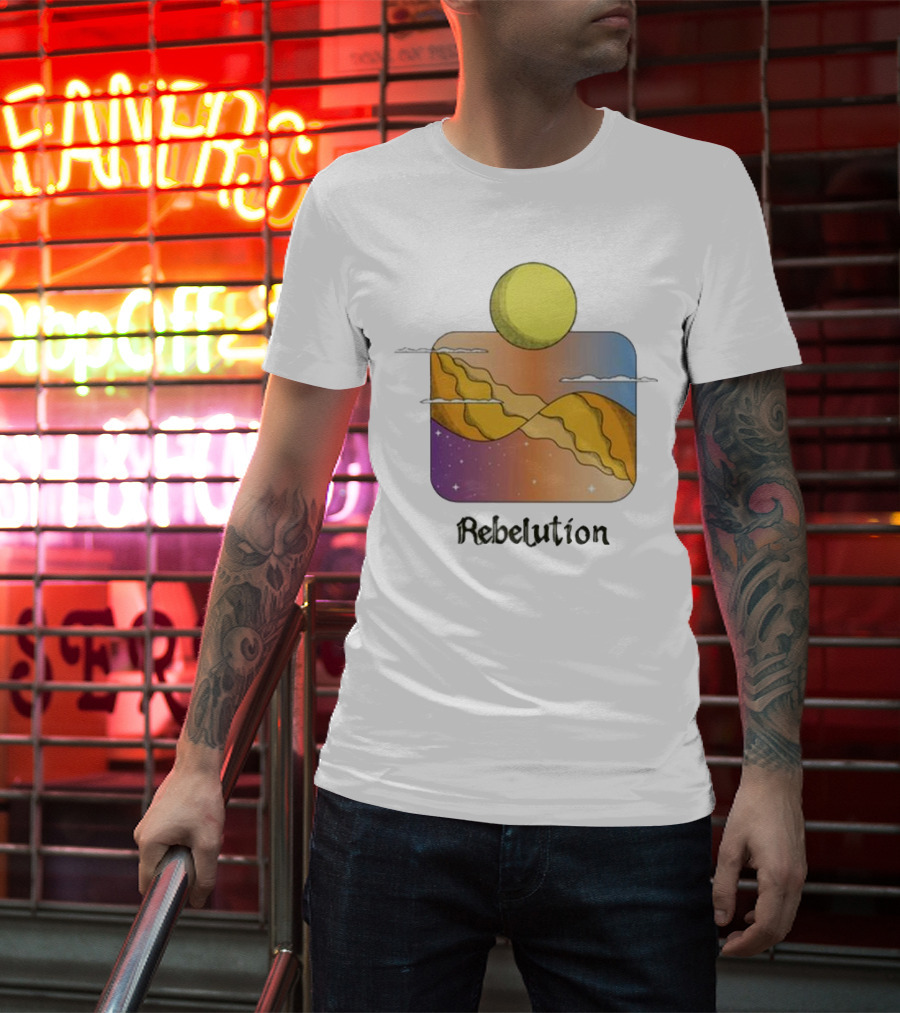 Rebelution Reflections Desert Sun And Mountains T-Shirt
