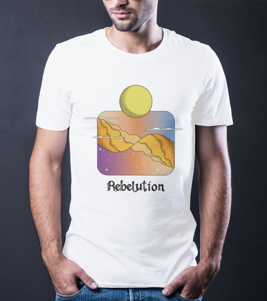 Rebelution Reflections Desert Sun And Mountains T-Shirt