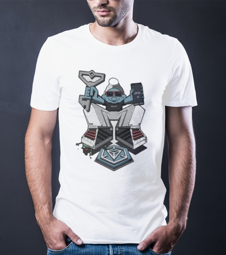 Resistance Agent Boss Character Ingress Anime Style Image T-Shirt