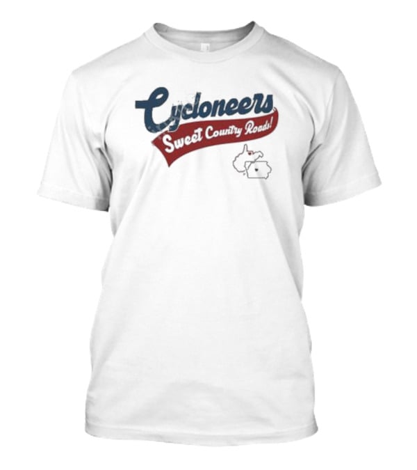 Cycloneers Sweet Country Roads Vintage Style Retro T-Shirt