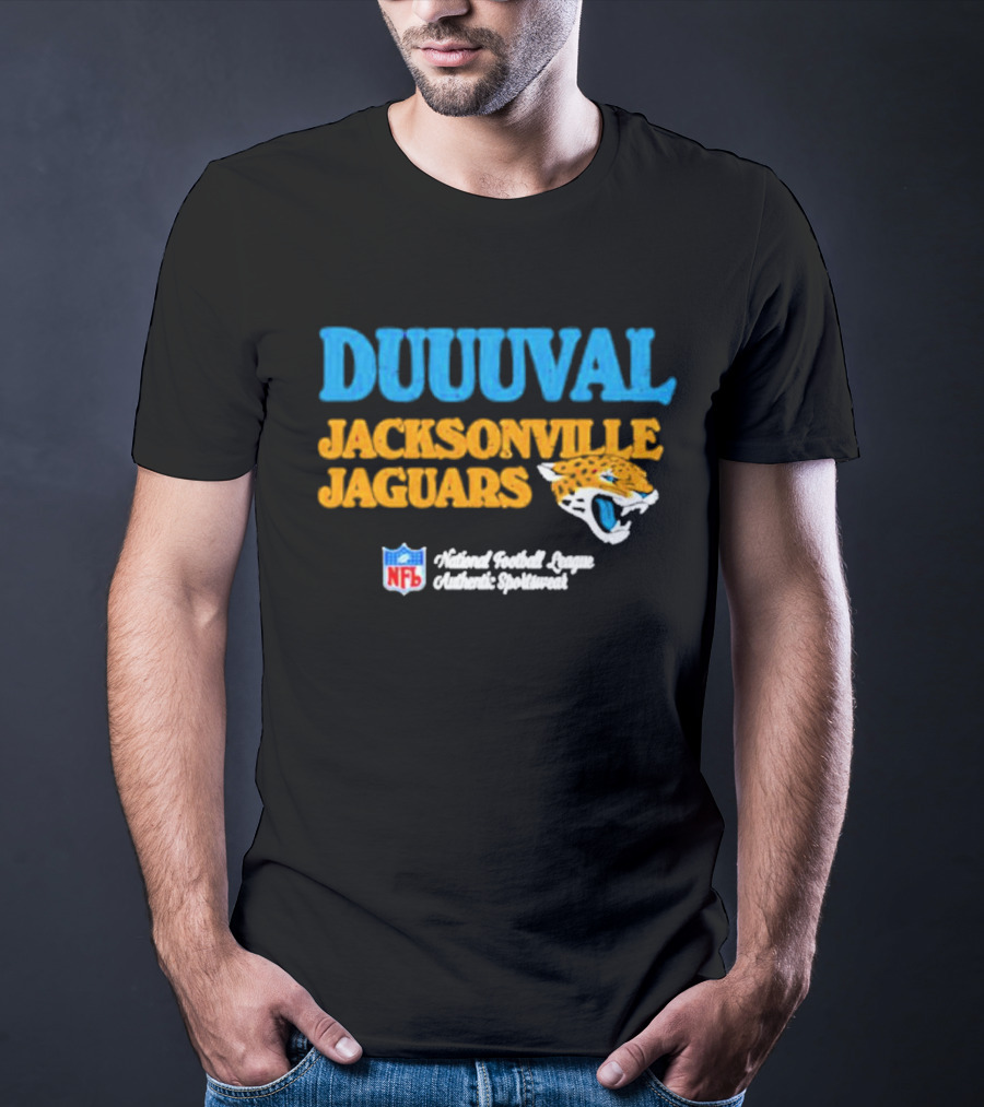 DUUUVAL Jacksonville Jaguars National Football League Authentic Sportswear NFL T-Shirt