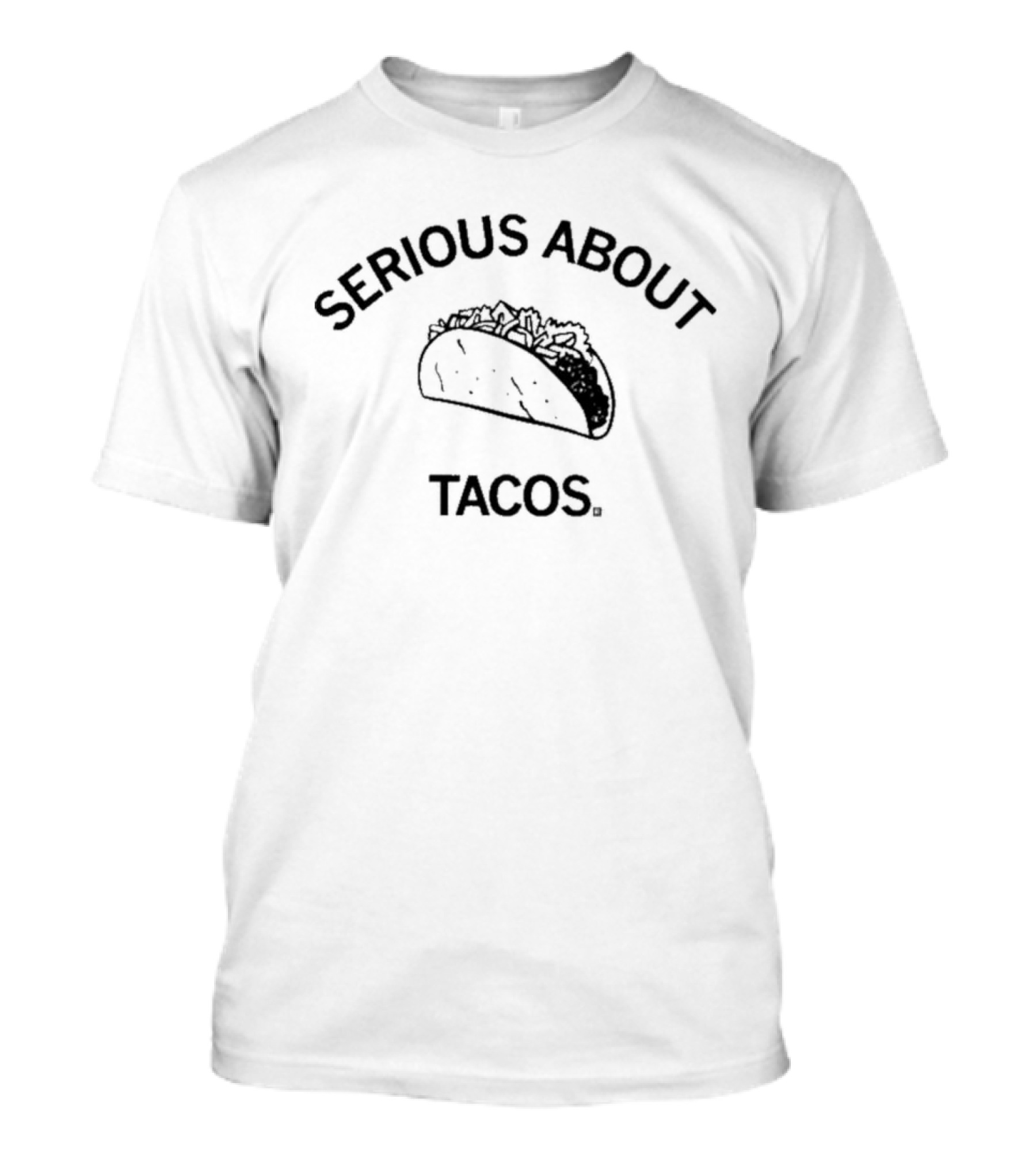 Serious About Tacos Enthusiast Iconic Taco T-Shirt