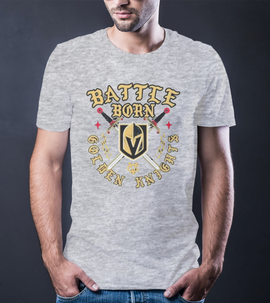 Battle Born Vegas Golden Knights Swords T-Shirt