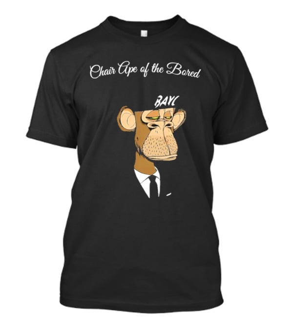 Bored Ape Yacht Club Bared Monkey Face Chair Ape T-Shirt