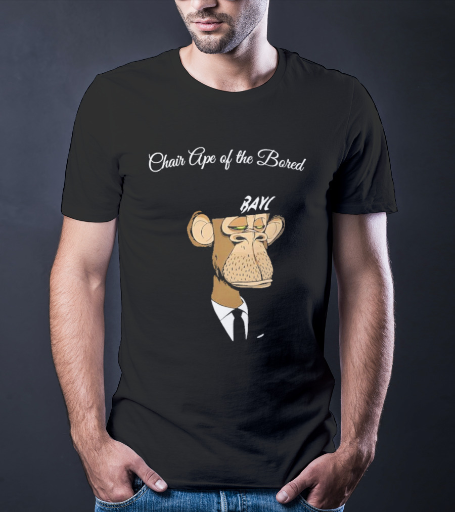 Bored Ape Yacht Club Bared Monkey Face Chair Ape T-Shirt