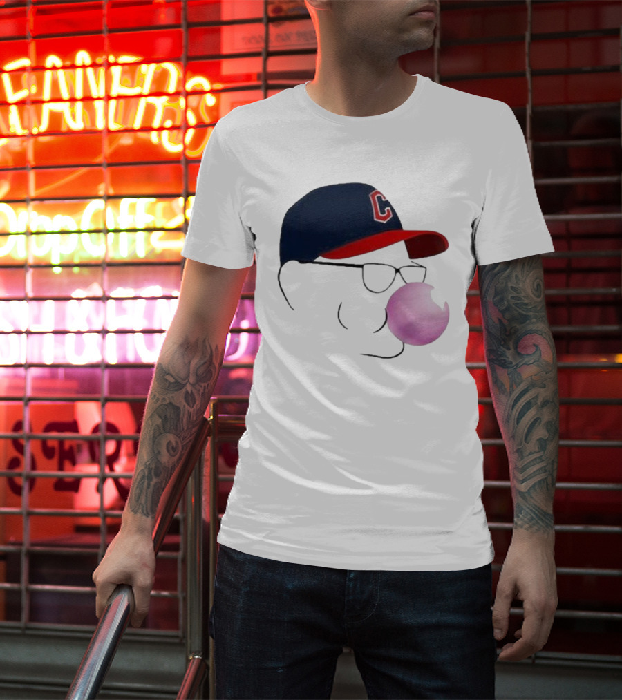 Cleveland Guardians Tito Bubblegum Baseball Hat T-Shirt