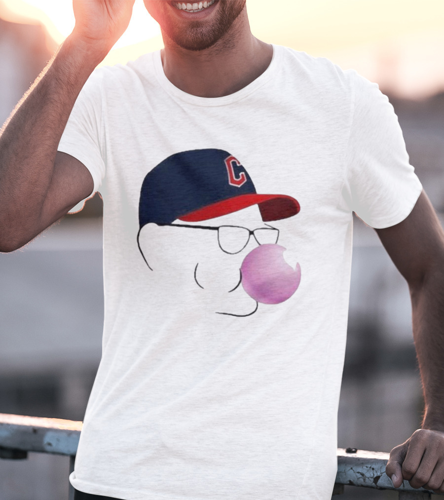 Cleveland Guardians Tito Bubblegum Baseball Hat T-Shirt