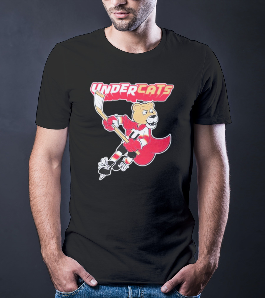 Undercats Florida Panthers Cartoon Hockey Character T-Shirt