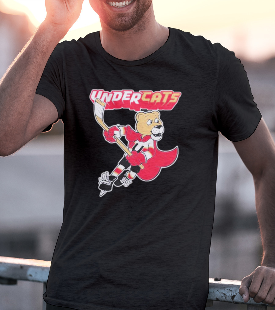 Undercats Florida Panthers Cartoon Hockey Character T-Shirt
