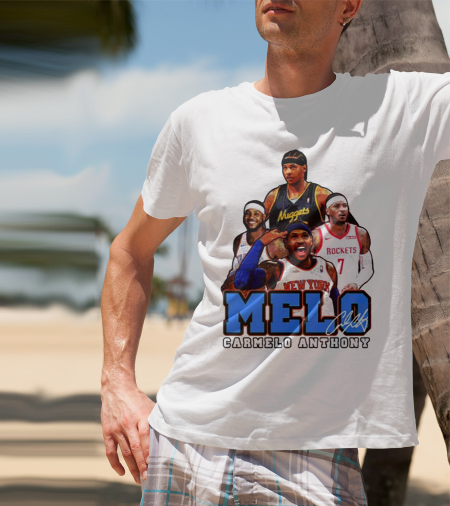 Carmelo Anthony Melo NYC New York Knicks Basketball KnicksTape T-Shirt