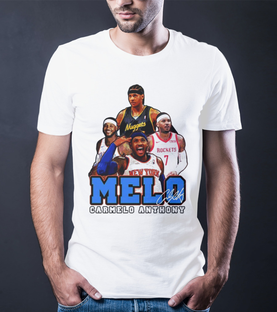 Carmelo Anthony Melo NYC New York Knicks Basketball KnicksTape T-Shirt