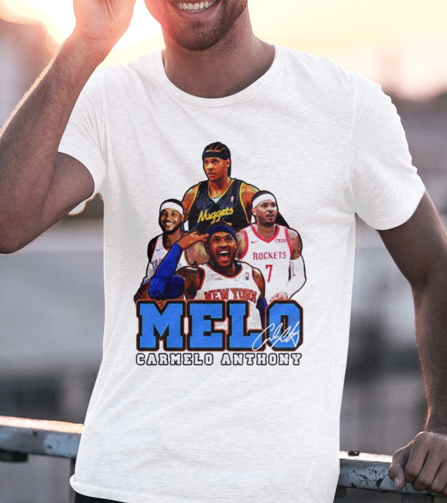 Carmelo Anthony Melo NYC New York Knicks Basketball KnicksTape T-Shirt