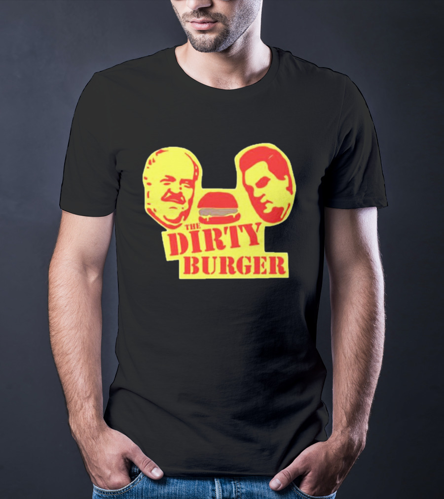 THE DIRTY BURGER Faces And Burger T-Shirt