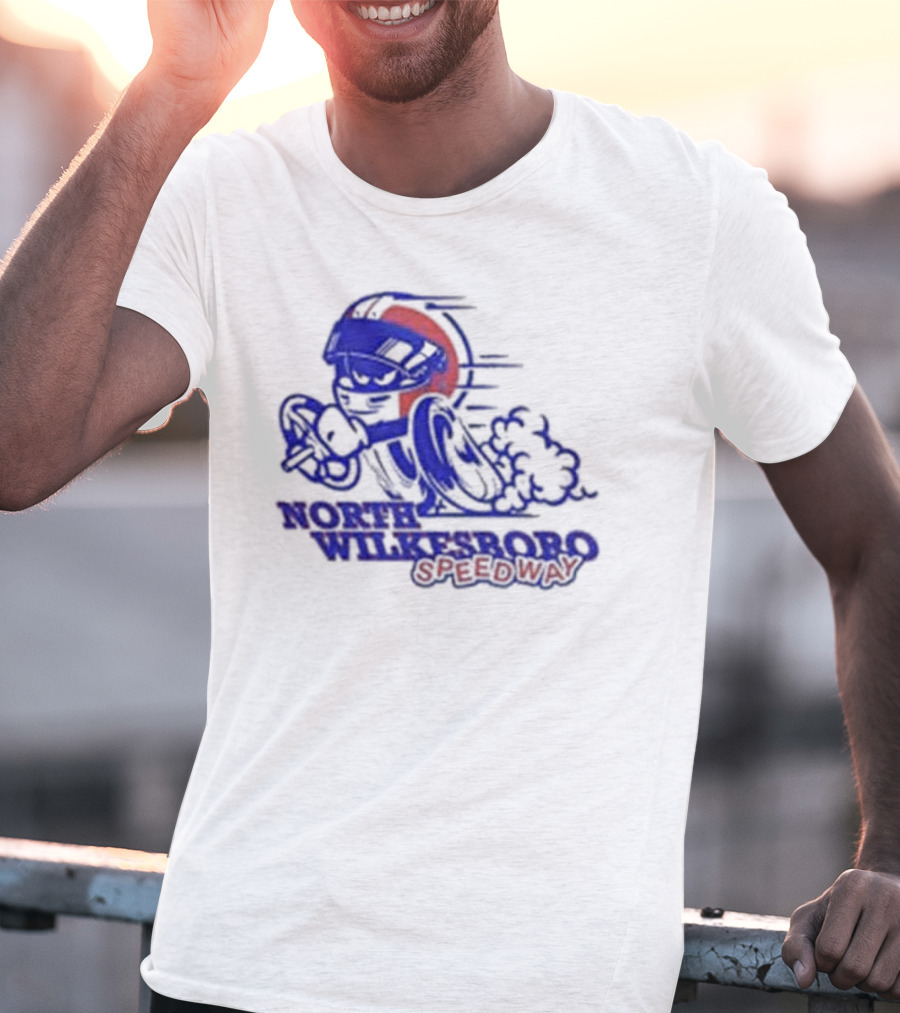 North Wilkesboro Speedway Racing Character T-Shirt