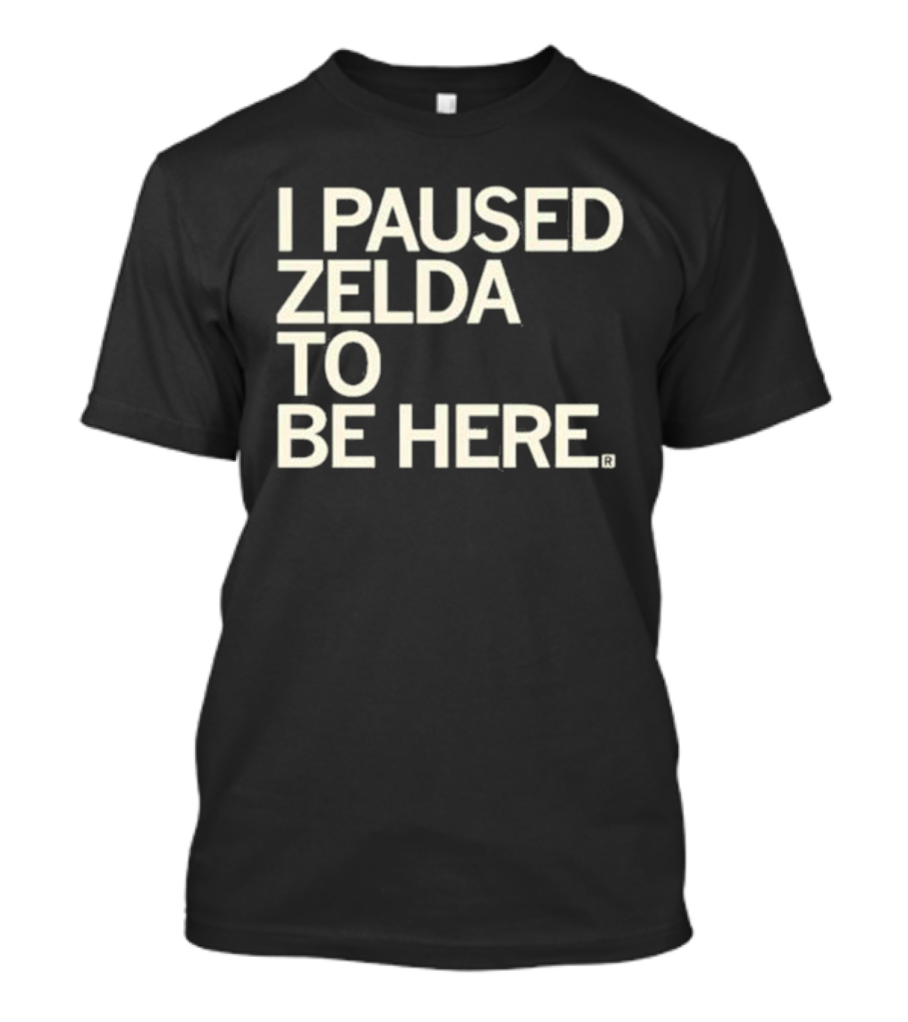 I Paused Zelda To Be Here Gaming Humor T-Shirt