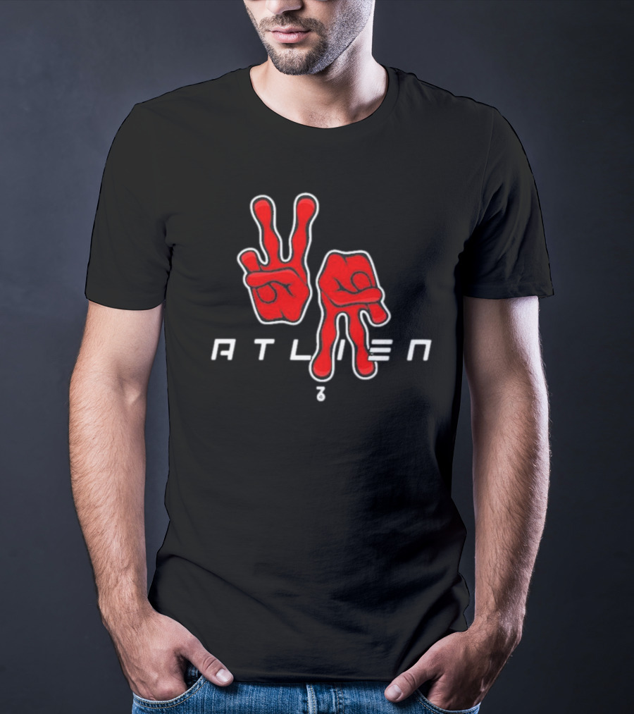 Seven Six Atliens Oukastnight Peace Sign T-Shirt