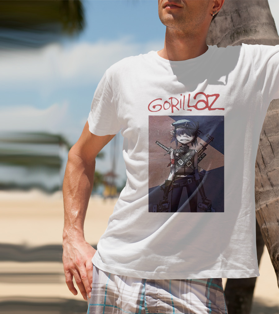 Timothee Chalamet Gorillaz Noodle Character T-Shirt
