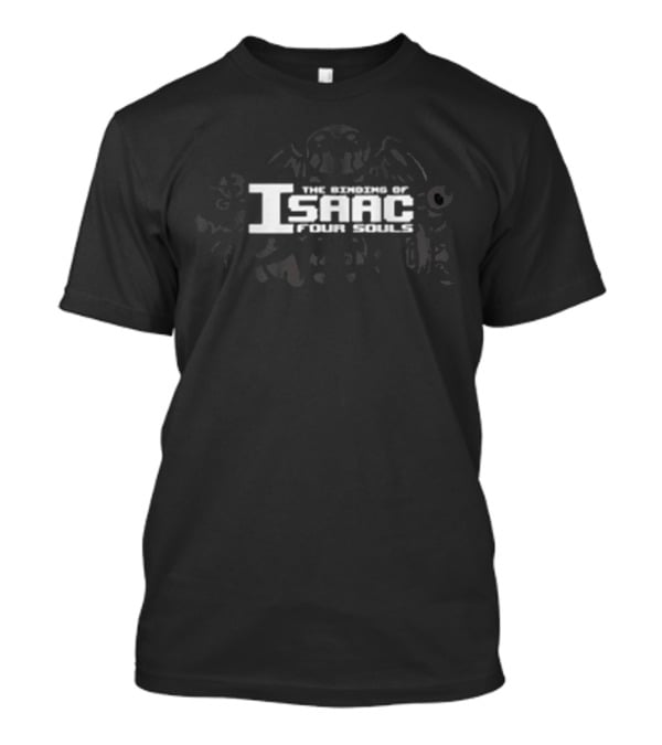 The Binding Of Isaac Four Souls Game Logo With Dark Character T-Shirt