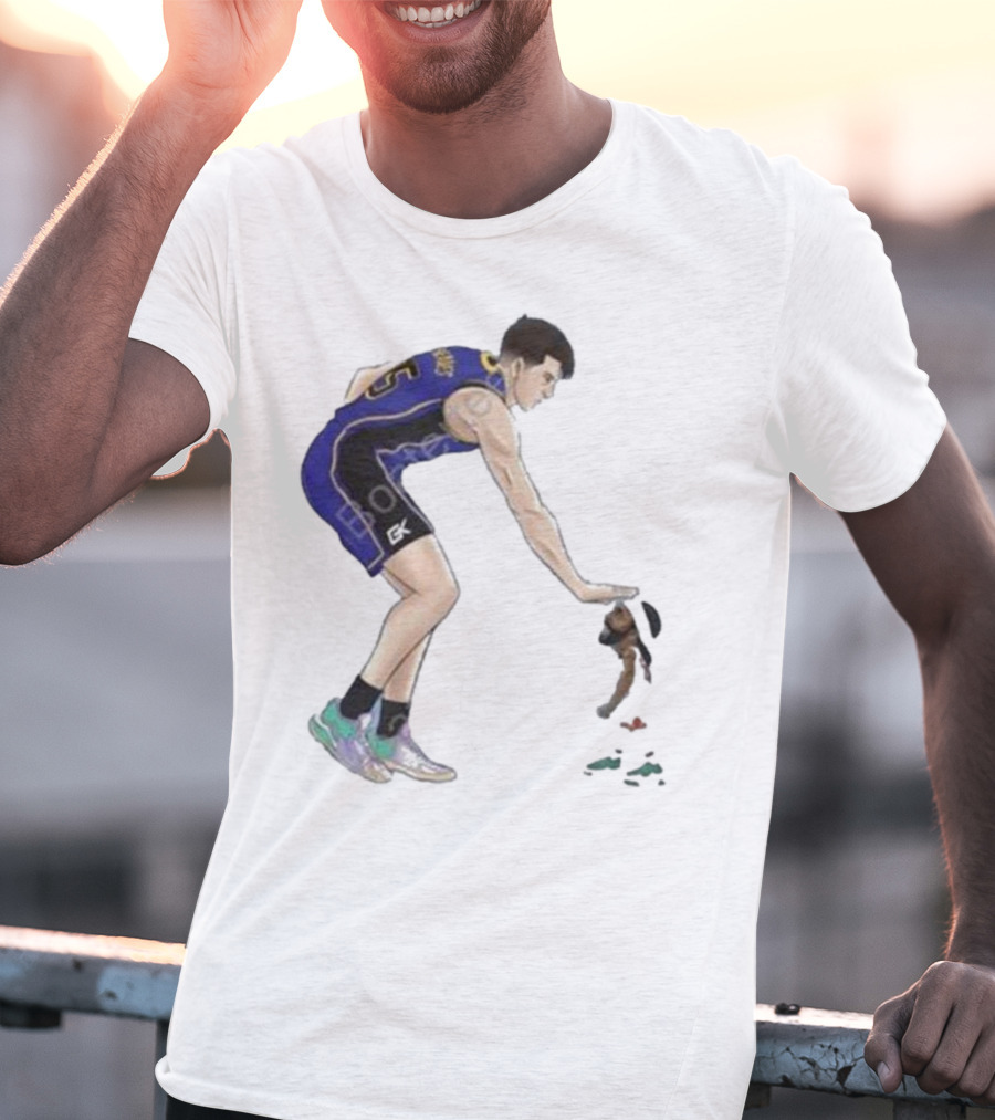 Austin Reaves Too Small NBA Gesture Basketball Play T-Shirt