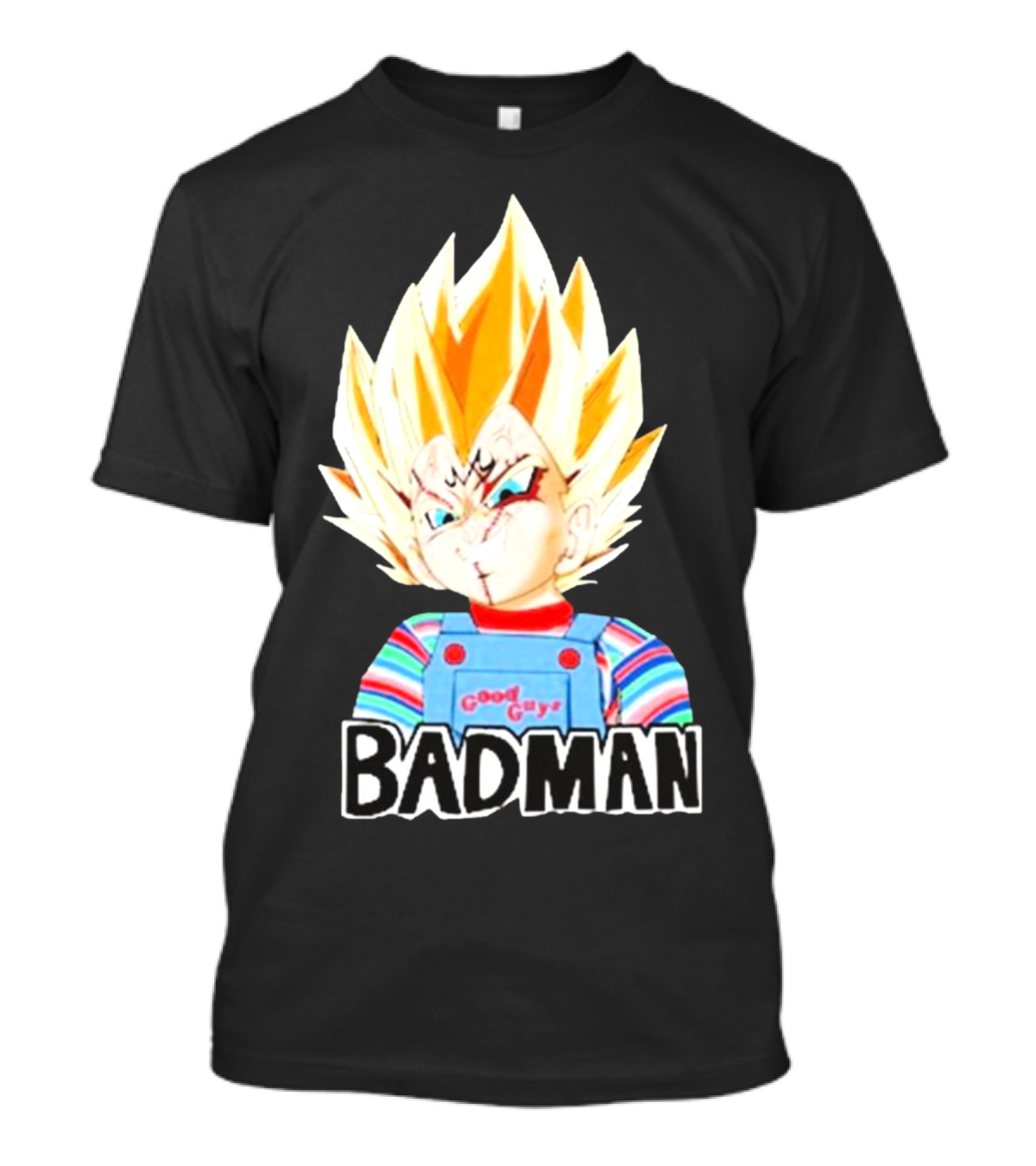 Badman Good Guy Vegeta Chucky Combo T-Shirt