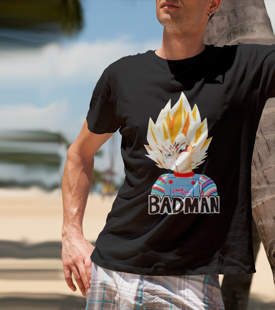 Badman Good Guy Vegeta Chucky Combo T-Shirt