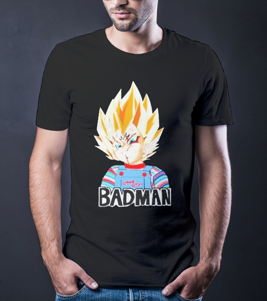 Badman Good Guy Vegeta Chucky Combo T-Shirt