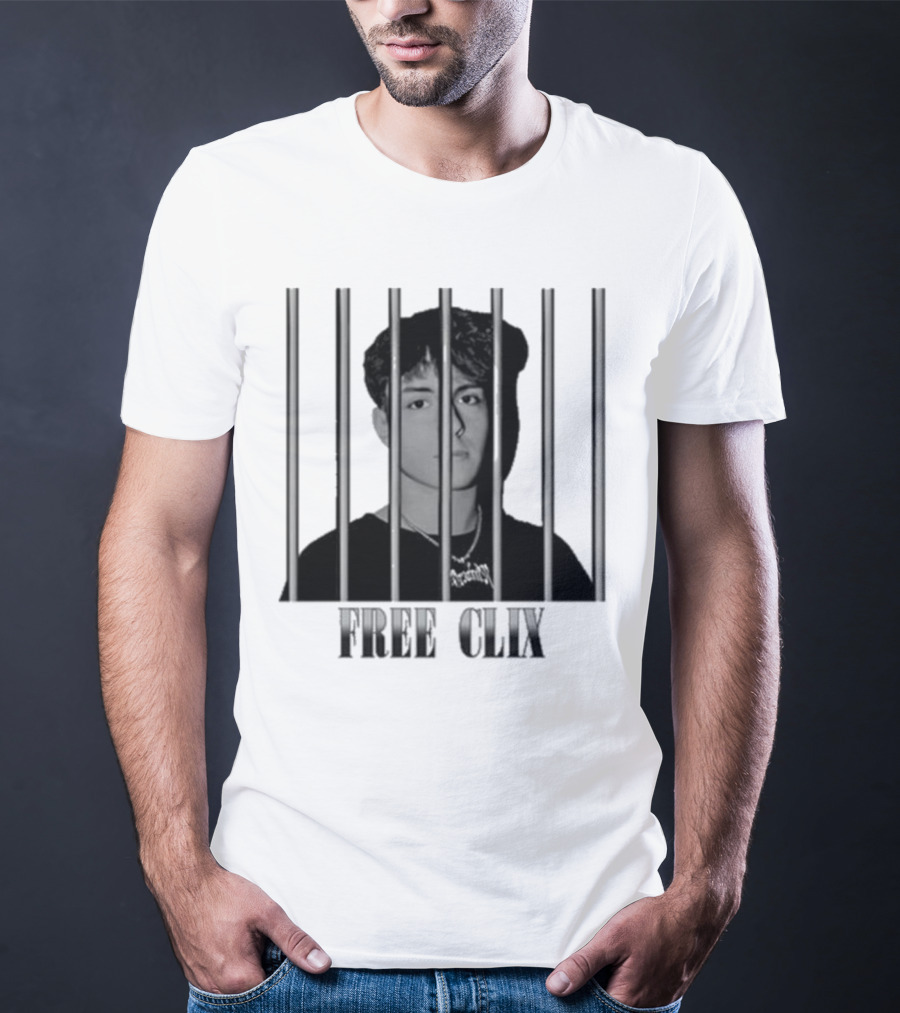 Free Clix Jail Bars T-Shirt