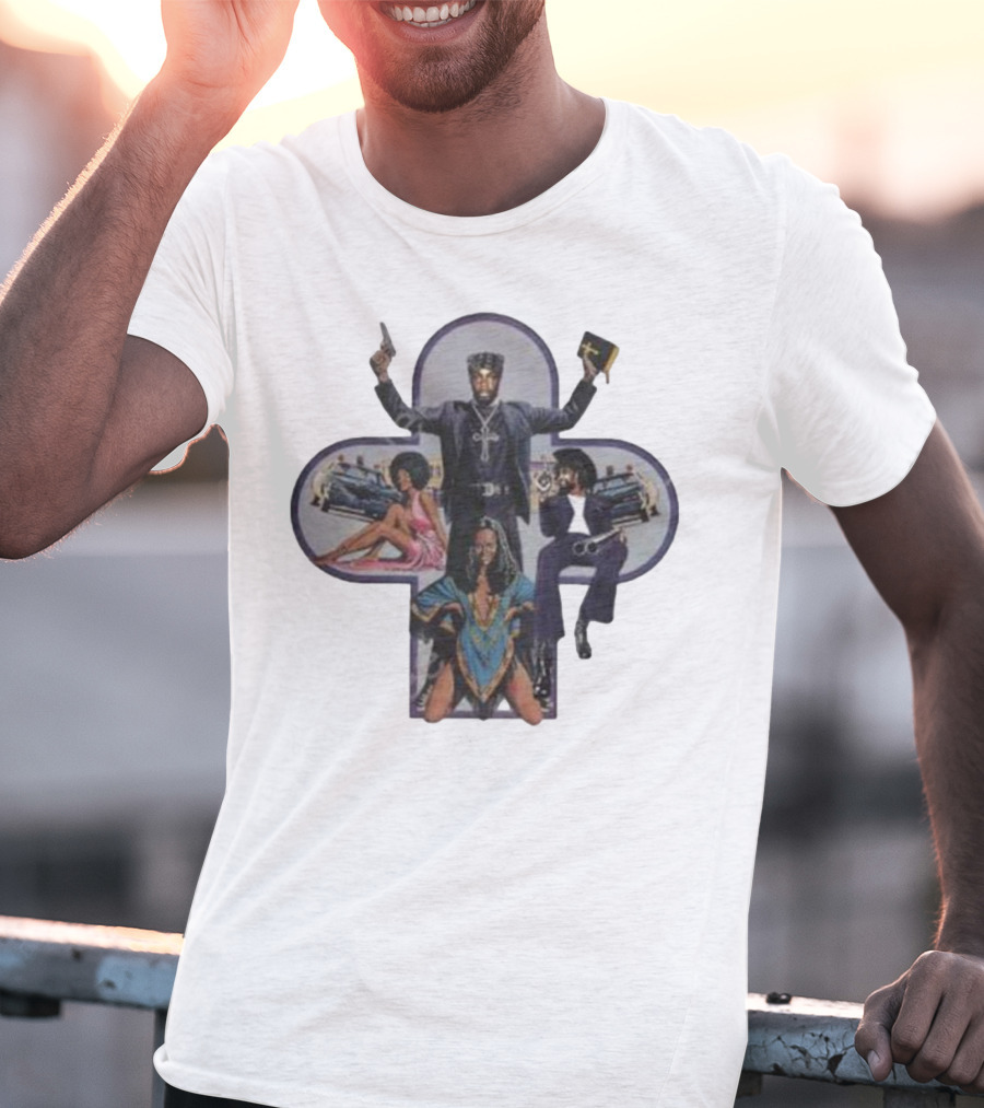 Jpegmafia And Danny Brown Blaxploitation-Inspired Imagery With Iconic 70s Aesthetic T-Shirt