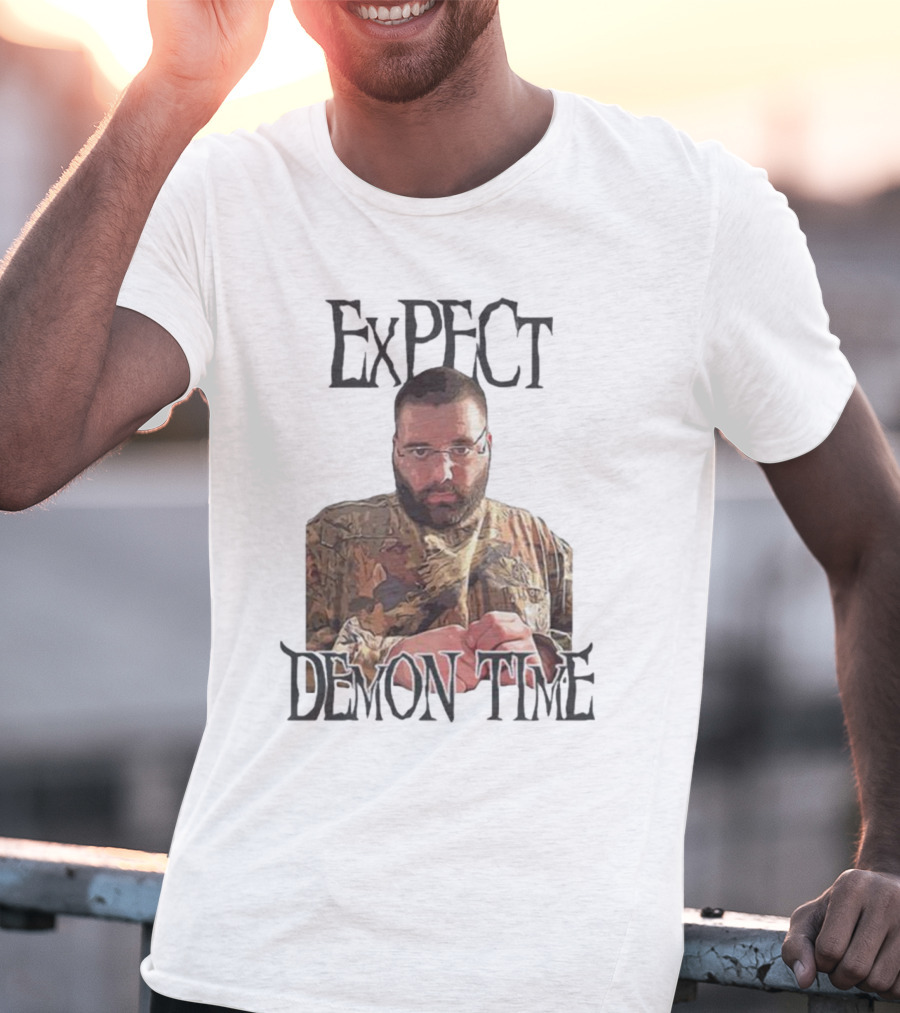 Expect Demon Time Clergy Camo T-Shirt