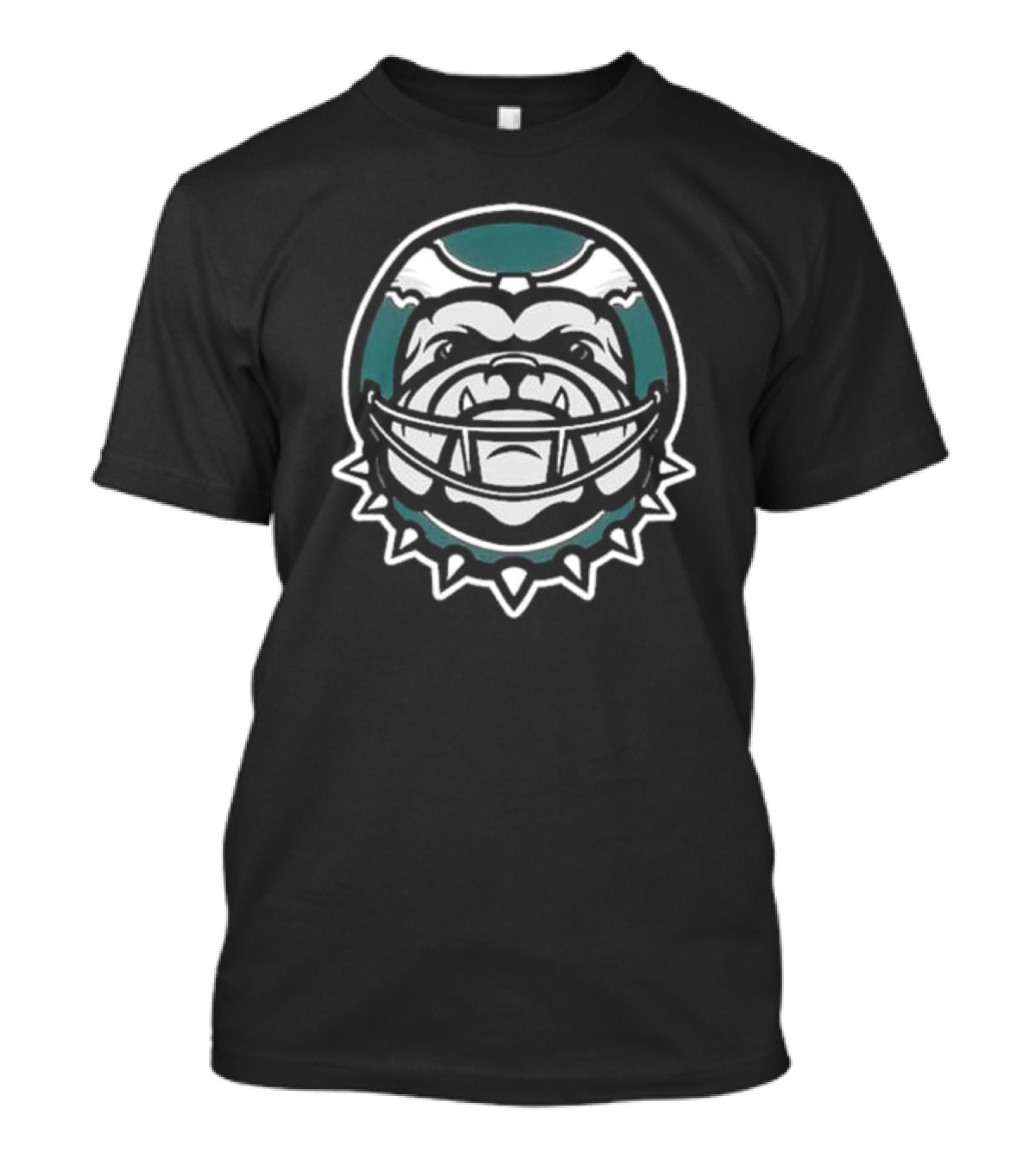 Georgia Bulldogs Philly Dawgs Football Bulldog Helmet T-Shirt