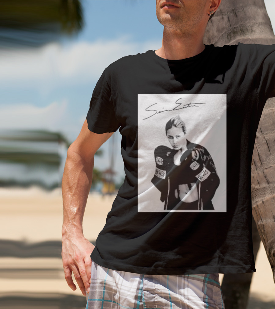 Seniesa Estrada SuperBad Boxing Iconic Reyes Gloves T-Shirt