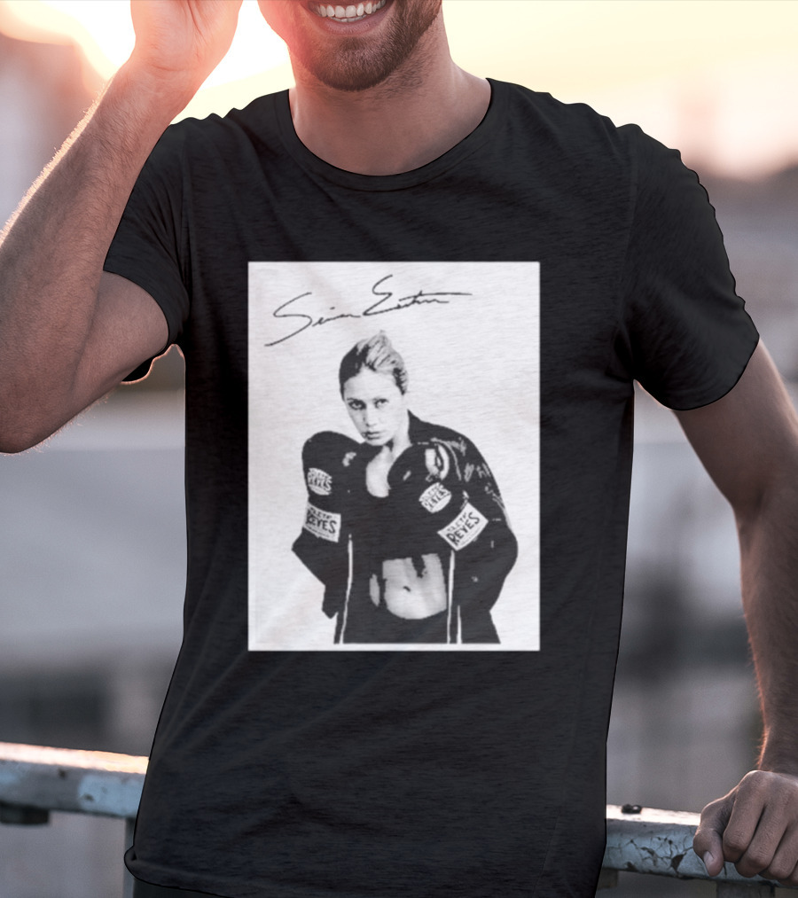 Seniesa Estrada SuperBad Boxing Iconic Reyes Gloves T-Shirt
