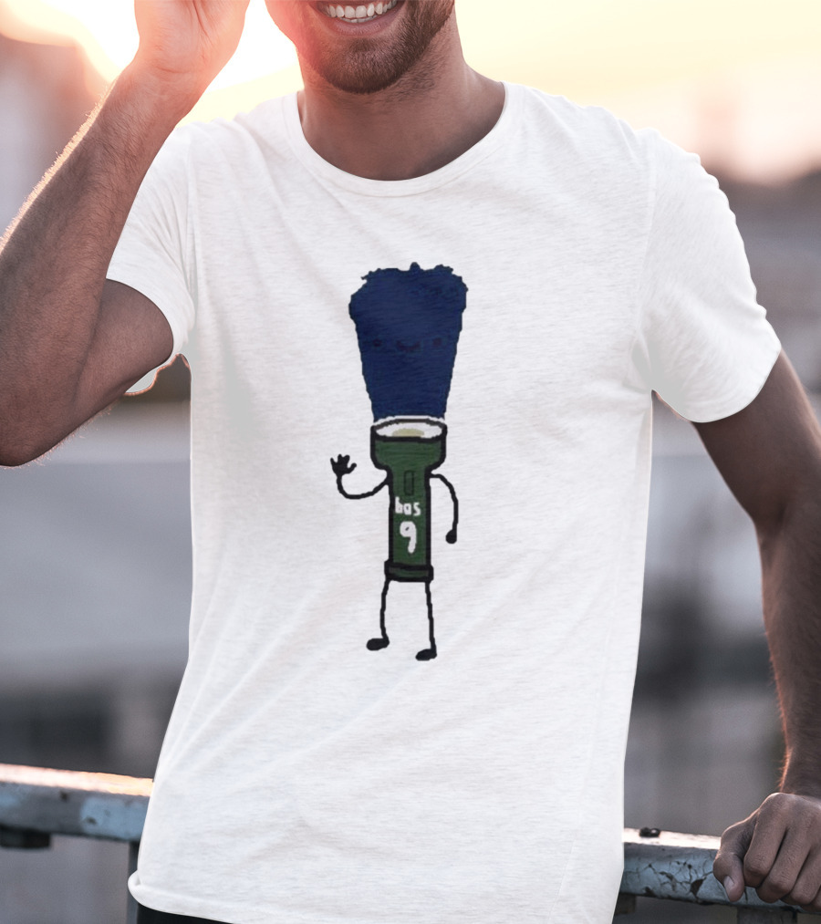 Derrick Light Boston 9 Flashlight Character T-Shirt