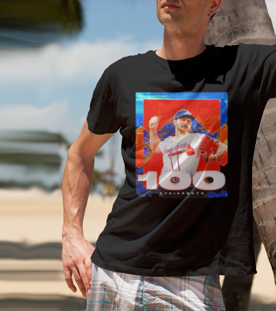 Atlanta Braves Spencer Strider 100 Strikeouts Vintage T-Shirt
