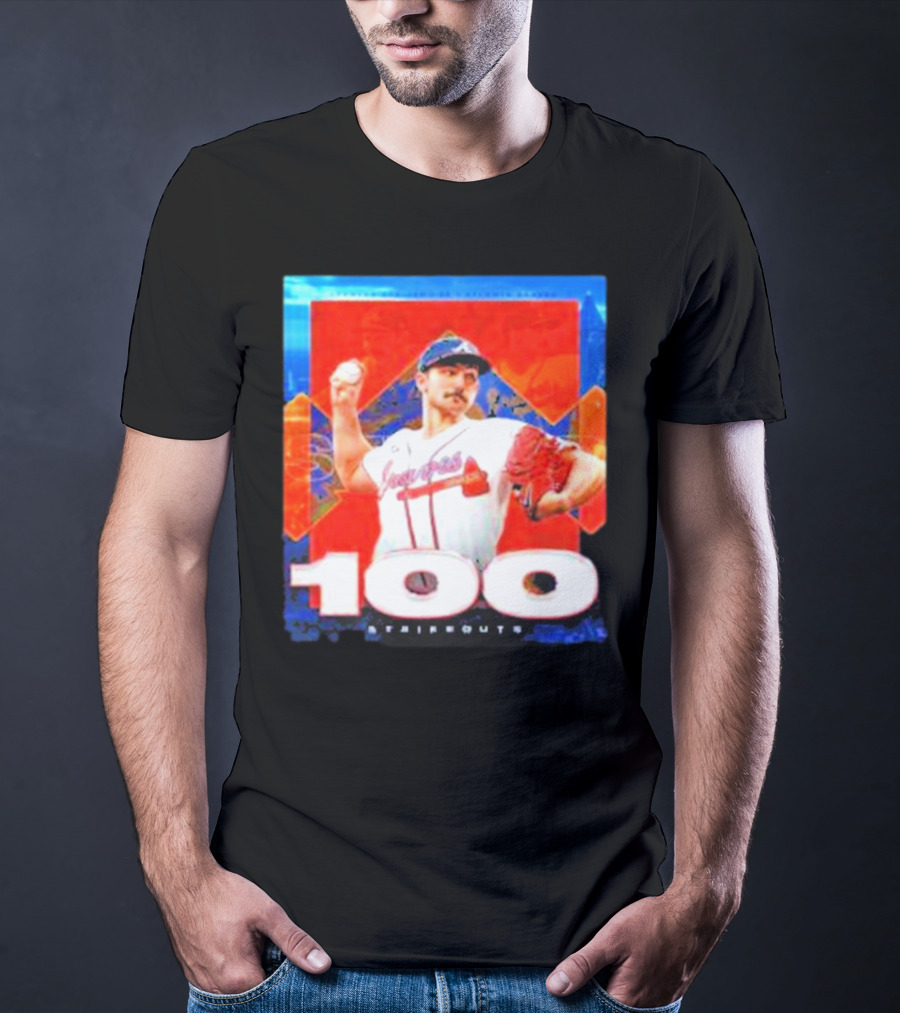 Atlanta Braves Spencer Strider 100 Strikeouts Vintage T-Shirt
