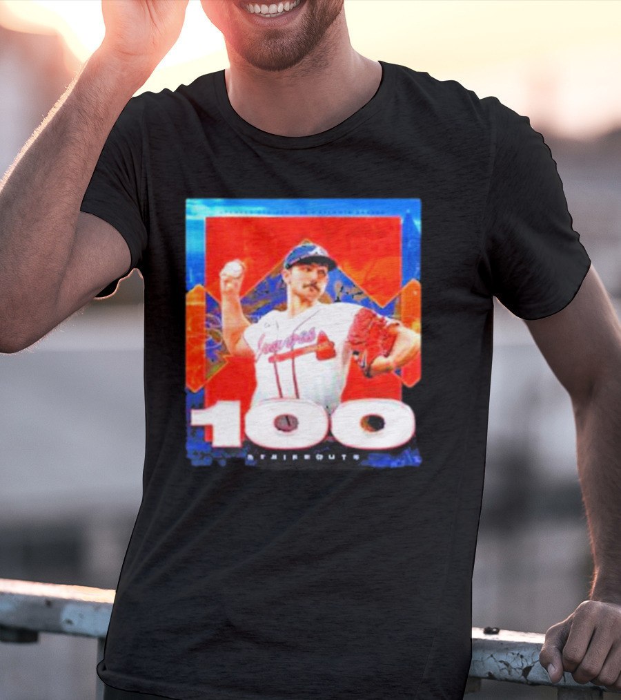 Atlanta Braves Spencer Strider 100 Strikeouts Vintage T-Shirt