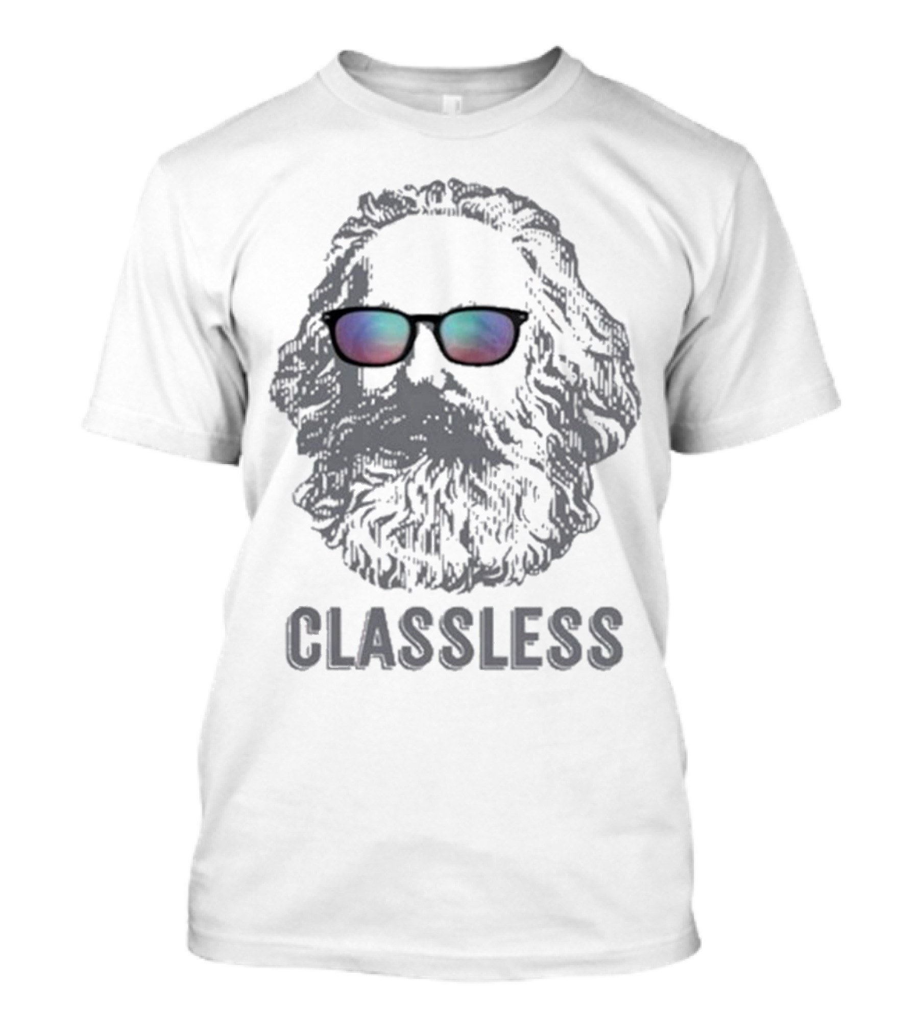 Karl Marx Classless Sunglasses T-Shirt