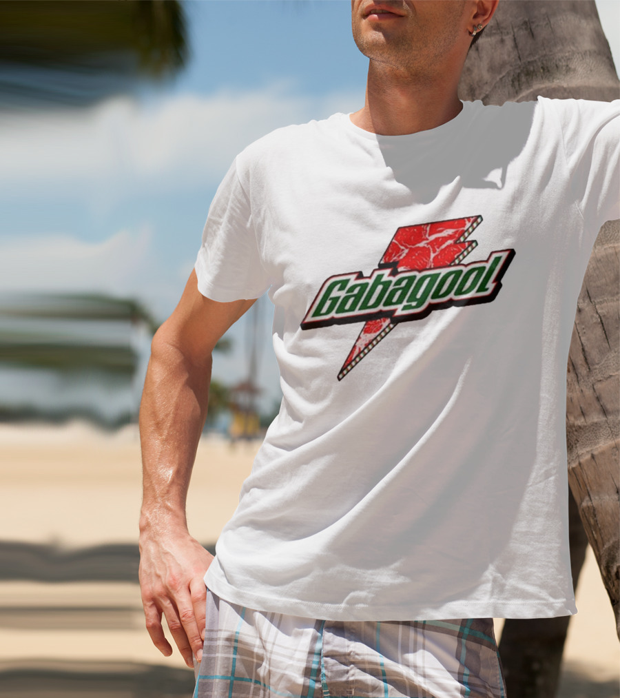 Kevin Finnerty Gabagool Heavyweight Lightning Bolt T-Shirt