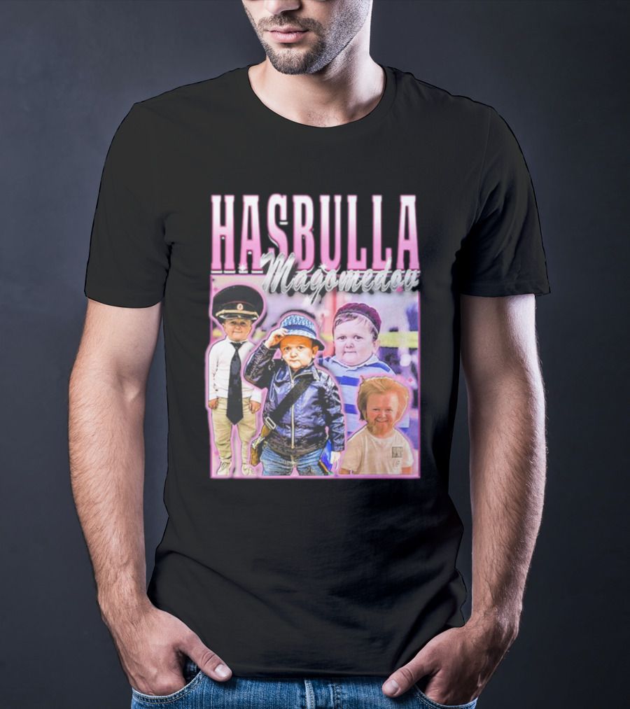 Hasbulla Magomedov Collage With Friday Beers T-Shirt