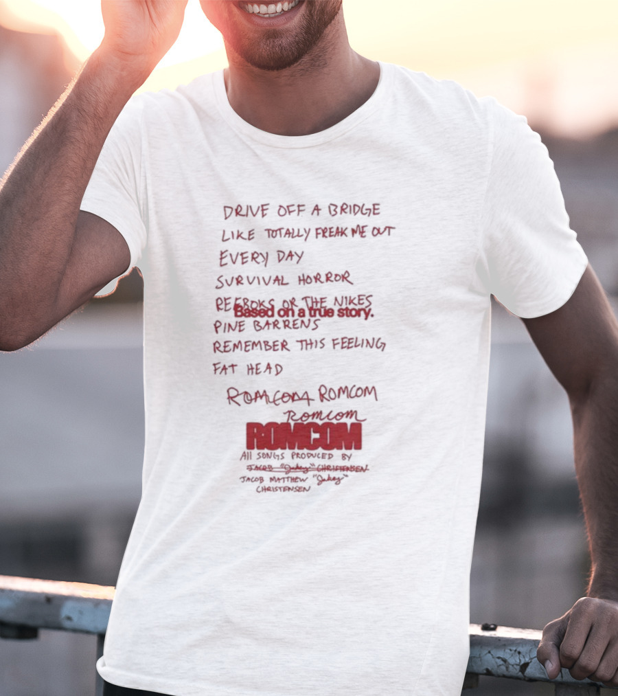 Jakey Romcom Drive Off A Bridge Like Totally Freak Me Out Survival Horror T-Shirt