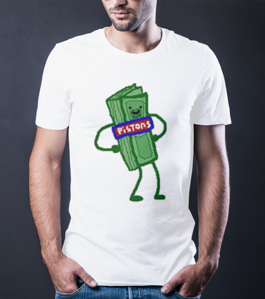 Monty Williams Pistons Money Mascot T-Shirt