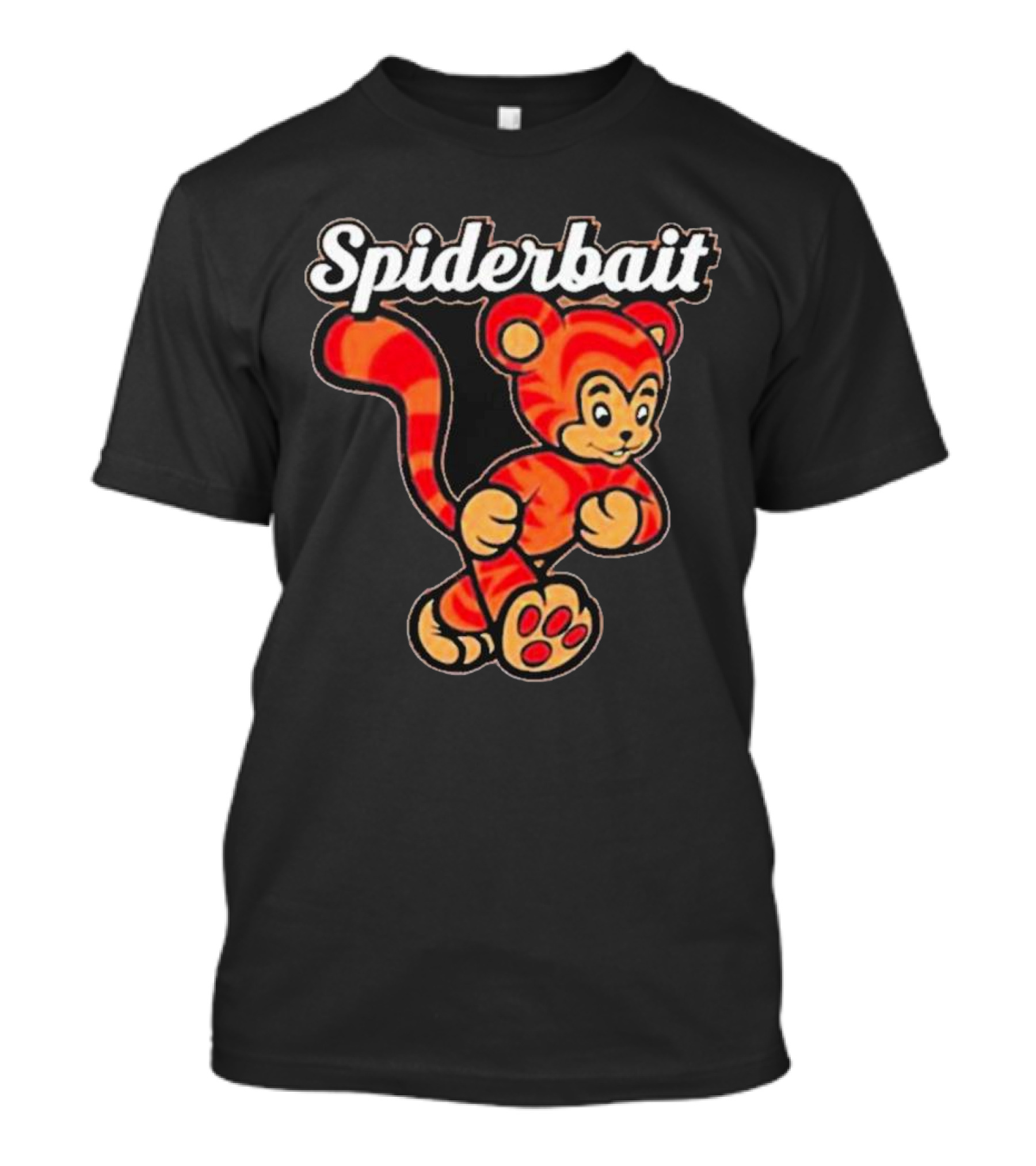 Spiderbait Striped Cartoon Tiger T-Shirt
