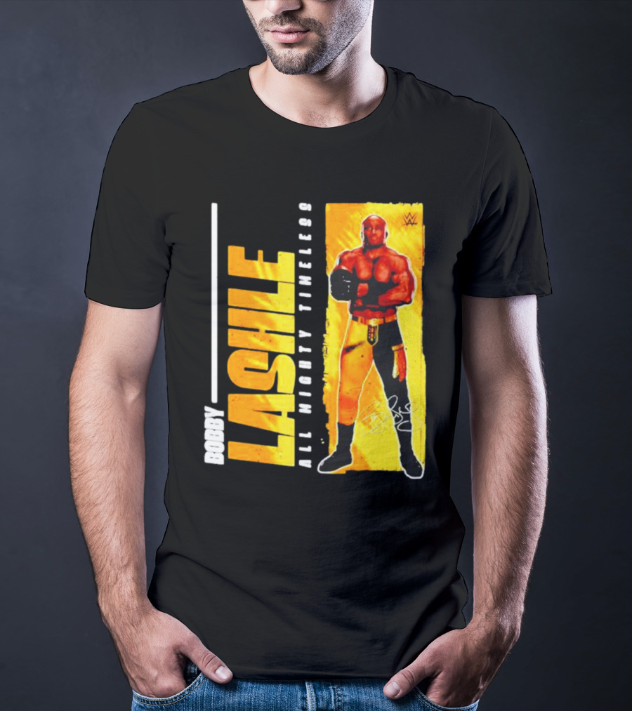 Bobby Lashley WWE All Mighty Timeless Champion T-Shirt
