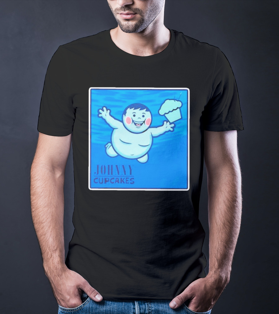 Johnny Cupcakes Swimming Boy With Cupcake T-Shirt