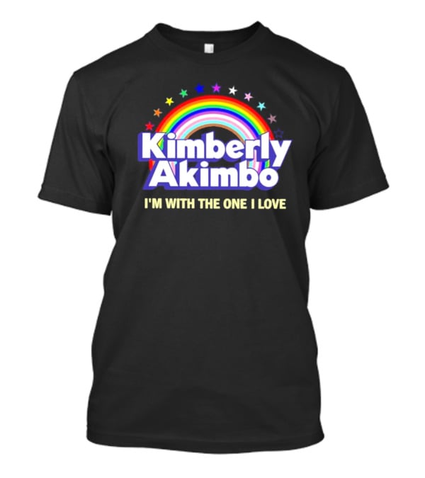 Kimberly Akimbo I'm With The One I Love Rainbow Stars T-Shirt