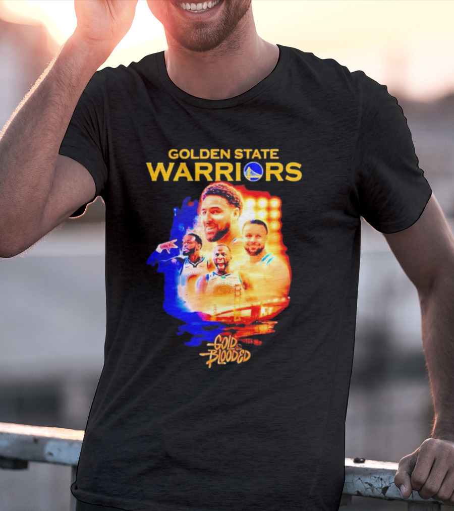 Golden State Warriors Gold Blooded Stephen Curry Klay Thompson Draymond Green T-Shirt