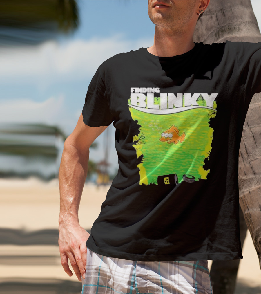 Finding Blinky Three-Eyed Fish Dump Reference T-Shirt